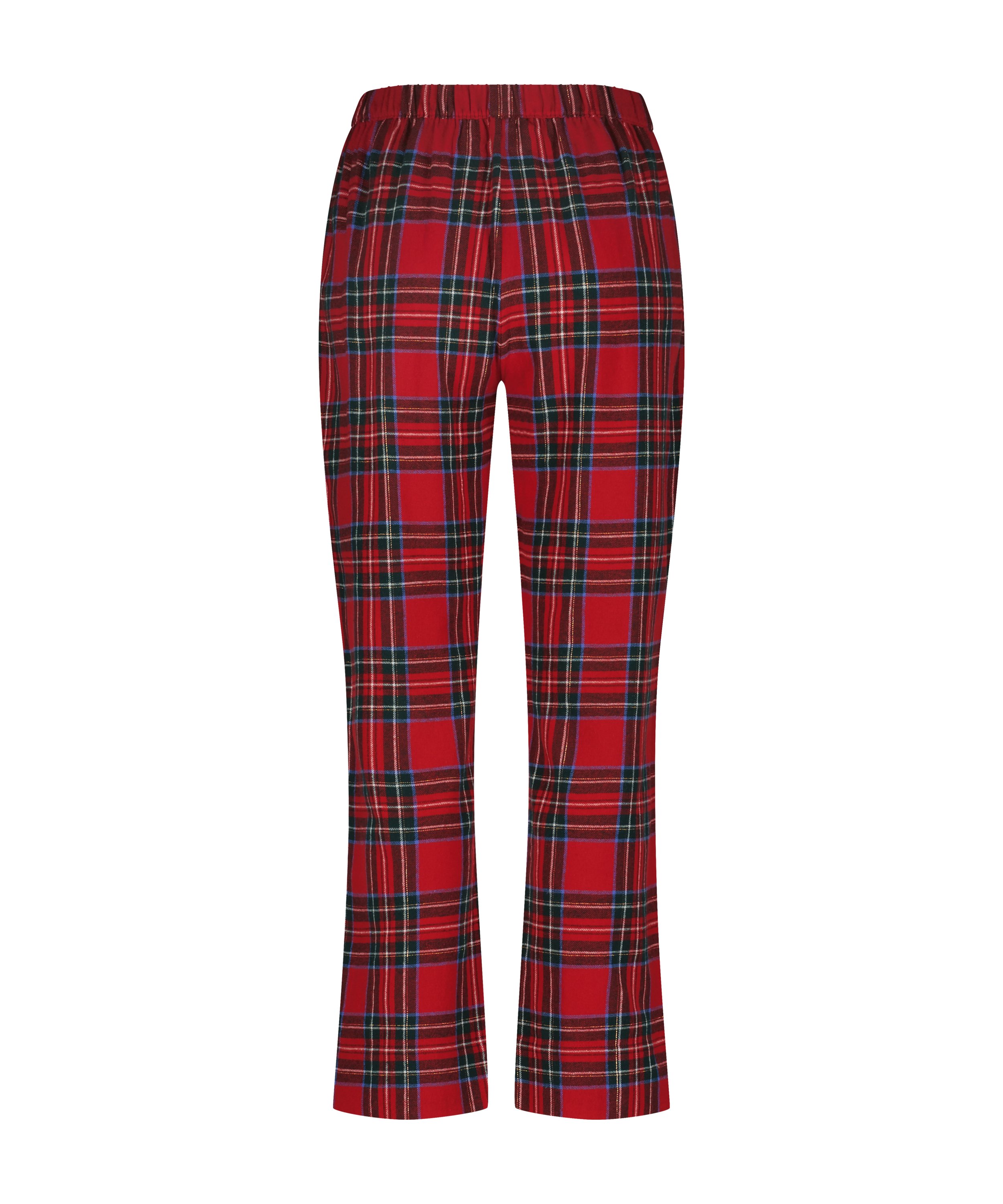 Pyjamabroek Flannel, Rood, main