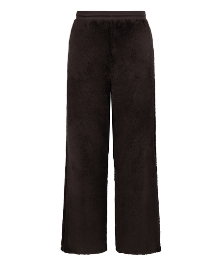 Pantalon Fluffy Fleece, Brun