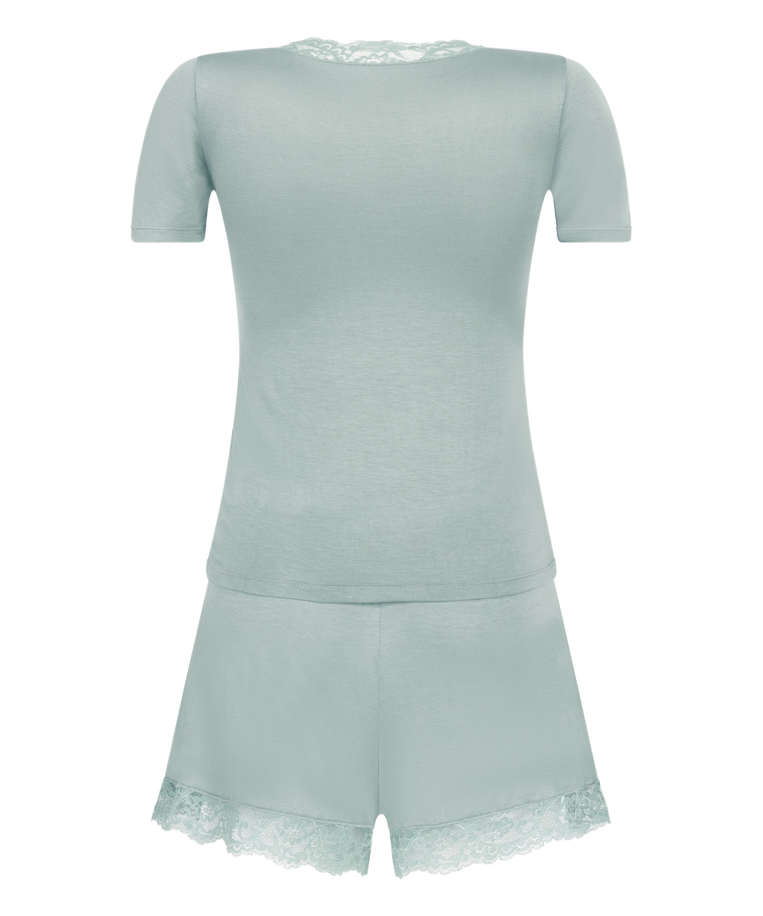 Pyjama en jersey, Vert, main