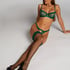 Private Stay-Up Fishnet, Groen