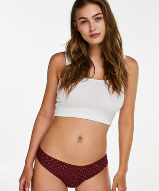 Invisible string Lace back, Rood