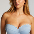 Voorgevormde push-up beugel bikinitop Scallop Cup A - E, Blauw