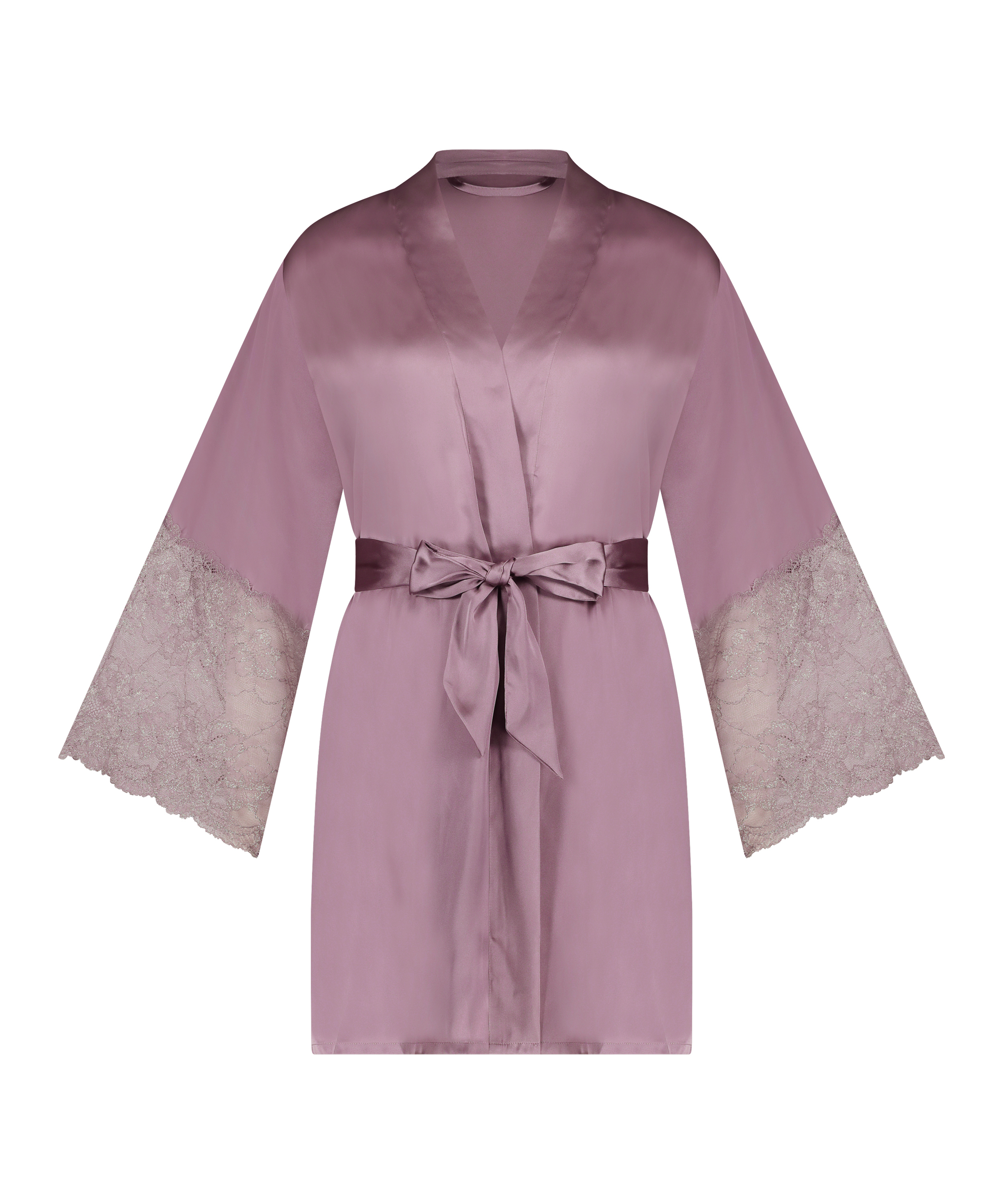 Kimono Satin, Paars, main