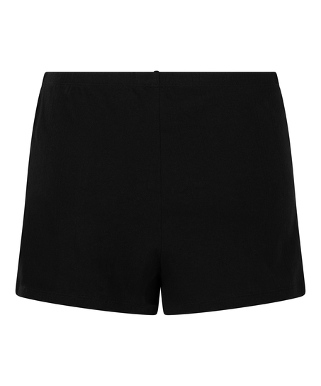 Pointelle Short, Zwart