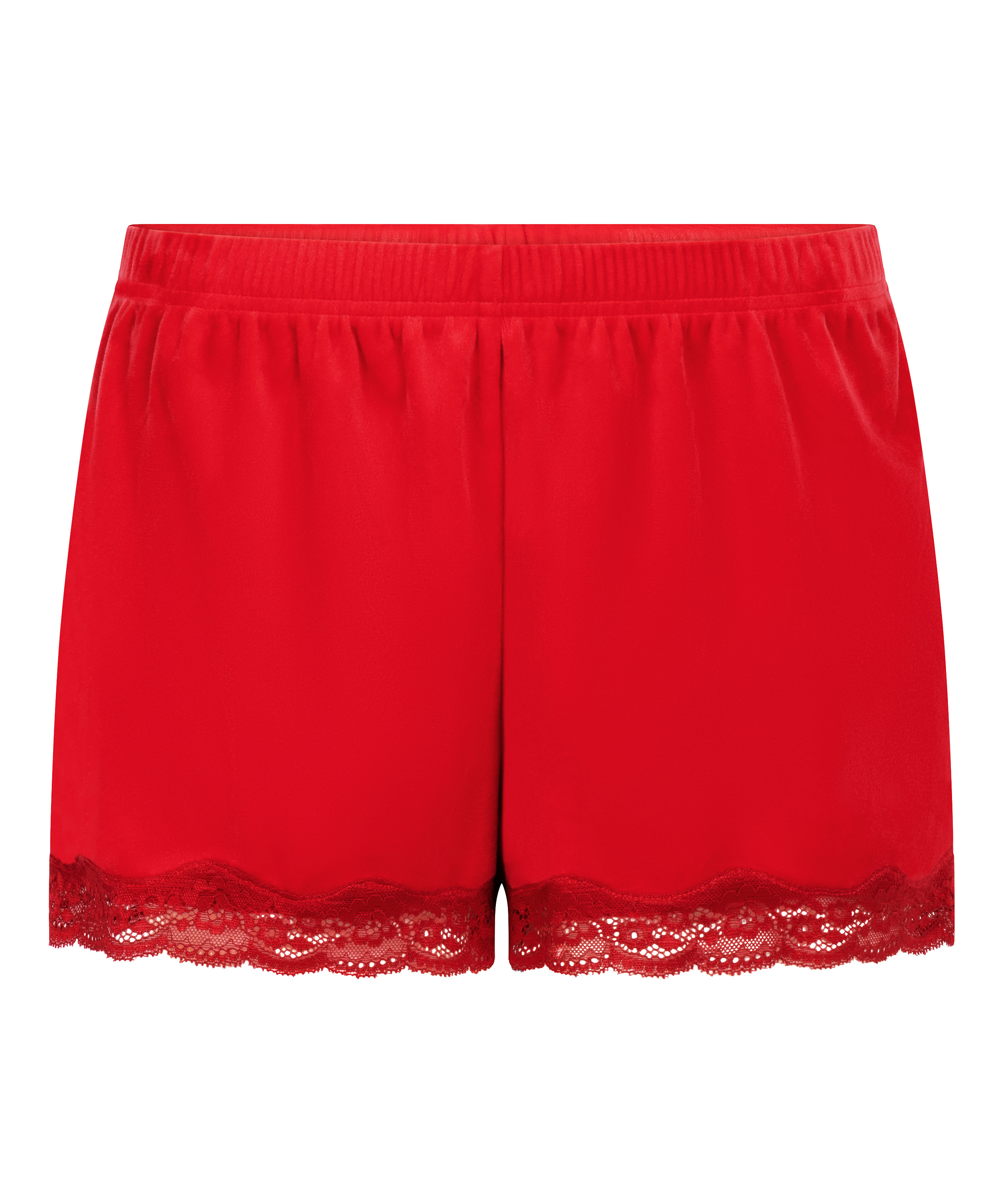 Short Velours Kant, Rood, main