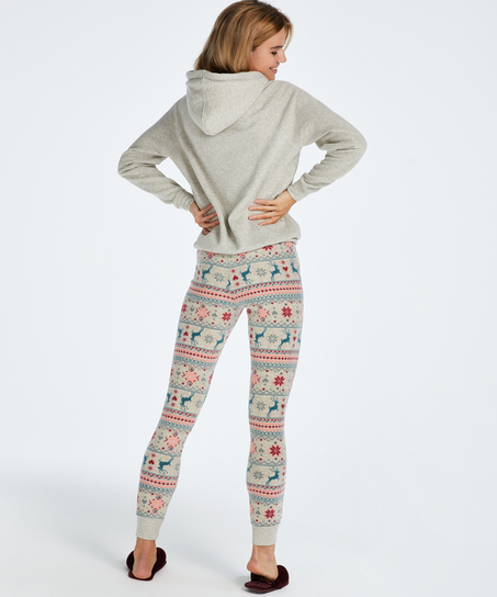 Legging micro fleece, Beige