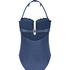 Maillot de bain bandeau en Sardinia, Bleu