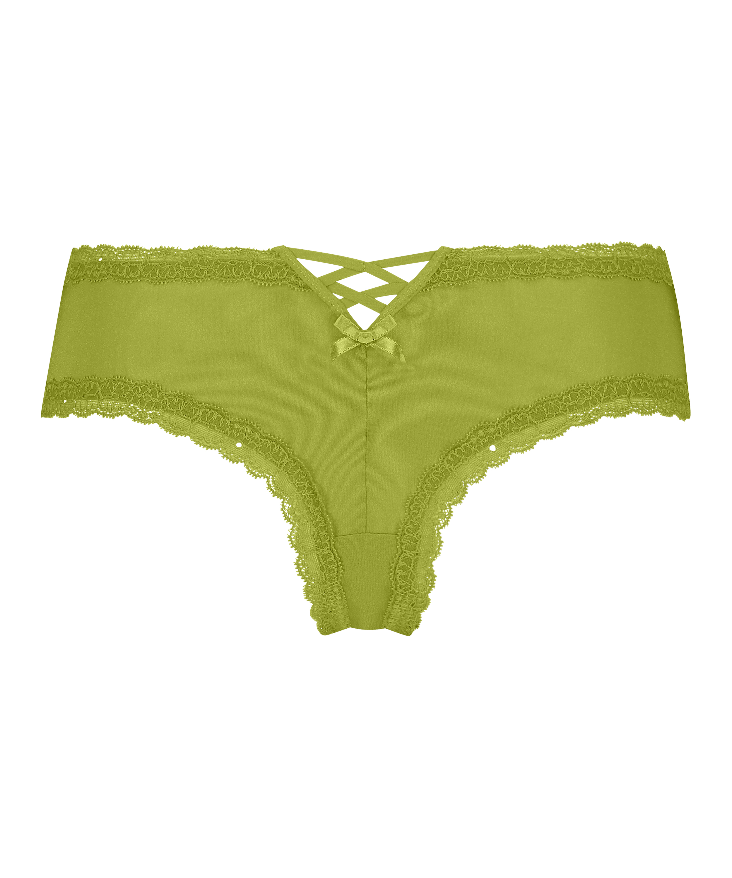 Slip br&eacute;silien en forme de V Vixen, Vert, main