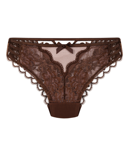 Slip brésilien Lisa, Brun