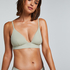 Triangel bralette Smooth, Groen