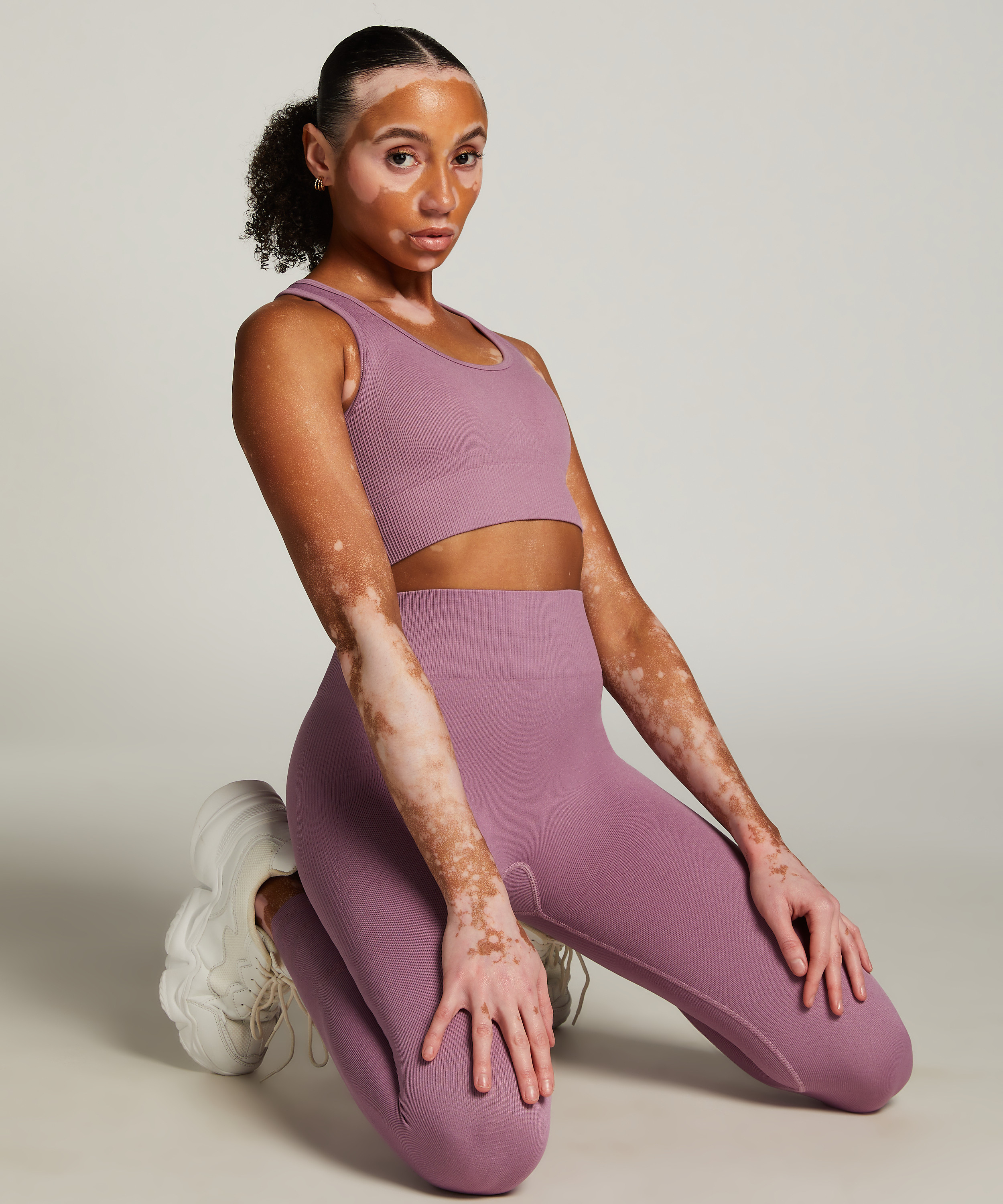 HKMX naadloze Sport bh, Paars, main