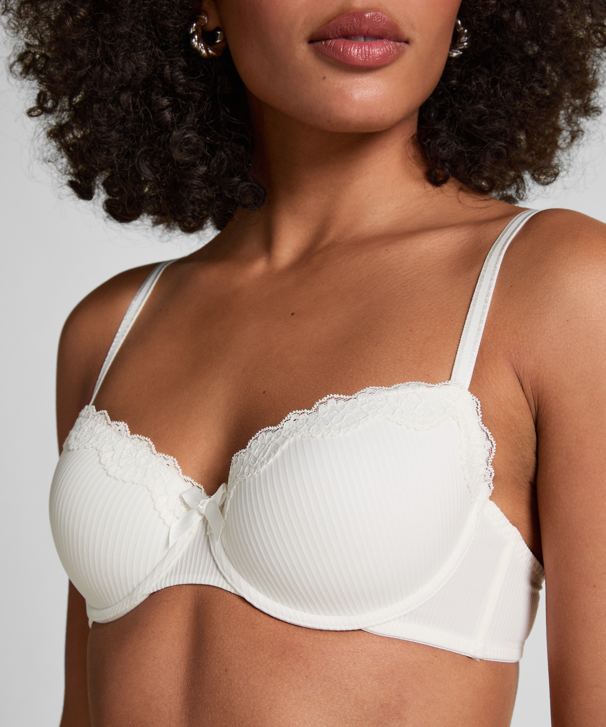 2-pack voorgevormde beugel bh Lola, Zwart, main