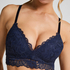 Soutien-gorge sans armatures pr&eacute;form&eacute; Andrea, Bleu
