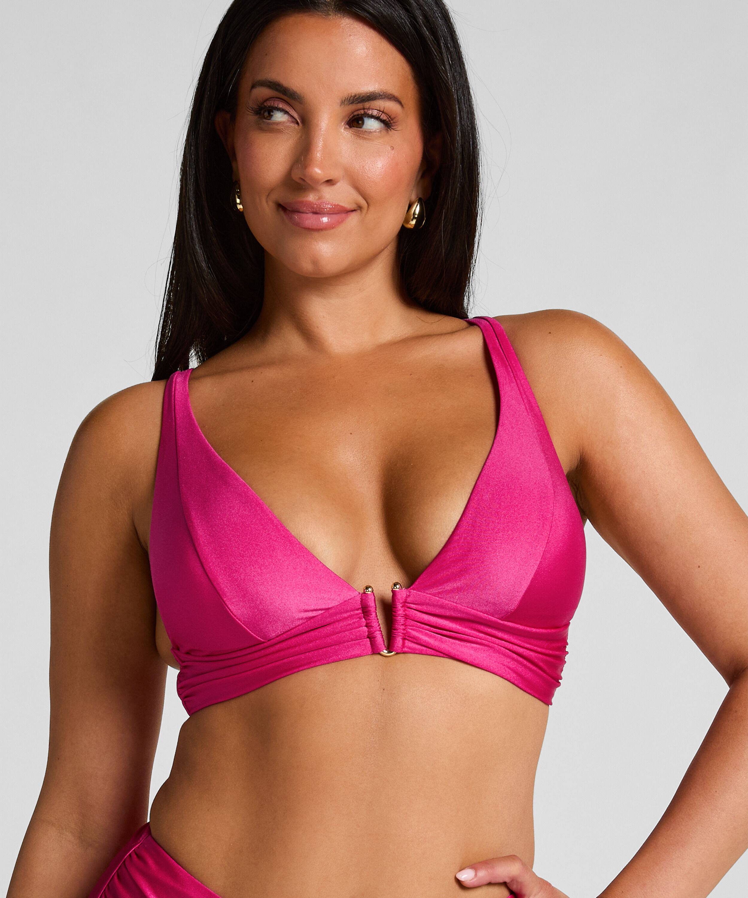 Triangel bikinitop Luna, Roze