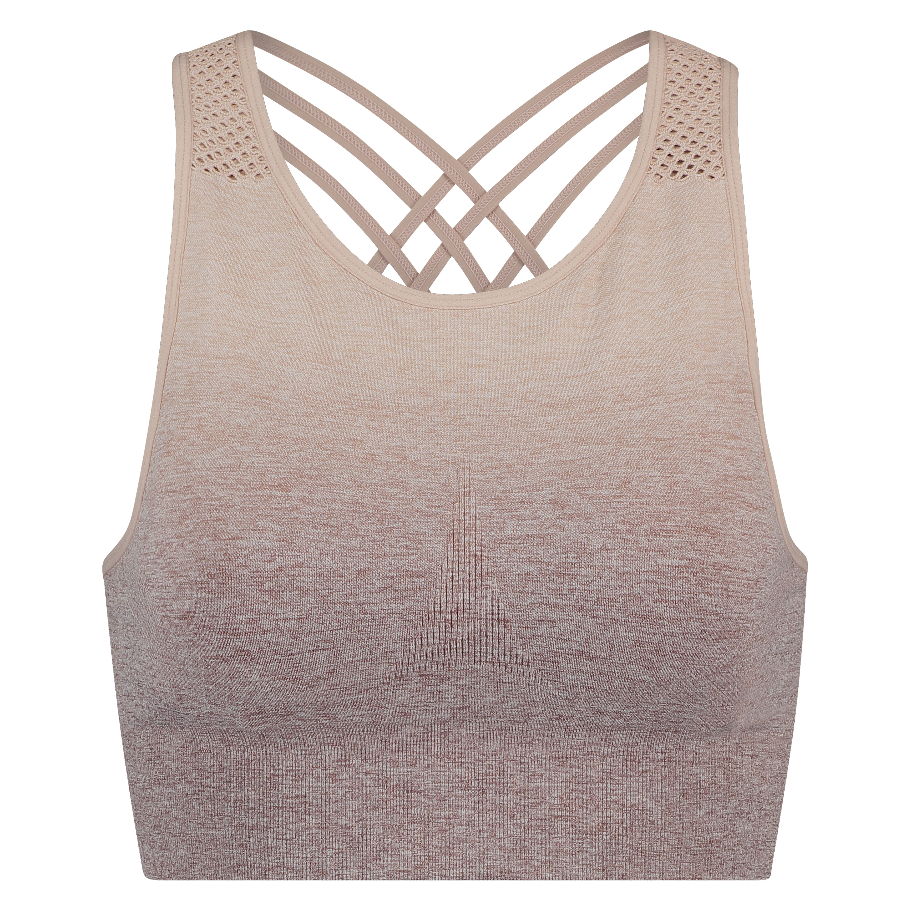 Soutien-gorge de sport HKMX Highneck Level 2 ombre, Rose, main