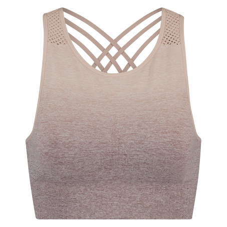 Soutien-gorge de sport HKMX Highneck Level 2 ombre, Rose