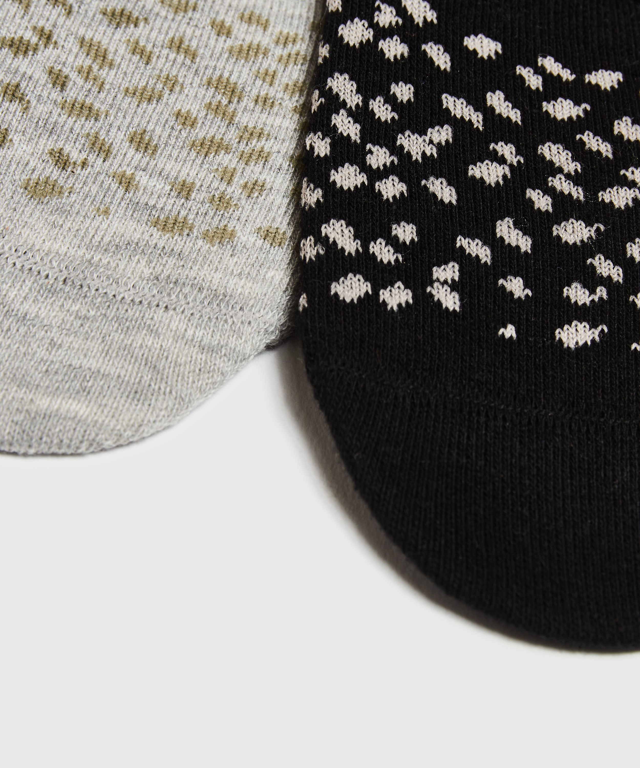 2 Paires de Chaussettes, Noir, main