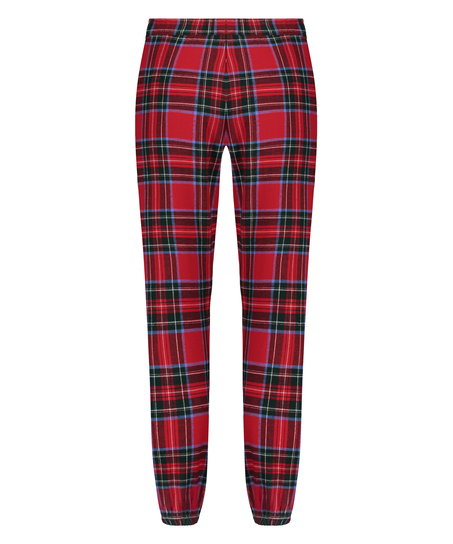 Pyjamabroek Flannel, Rood
