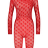 Private playsuit Heart, Rood