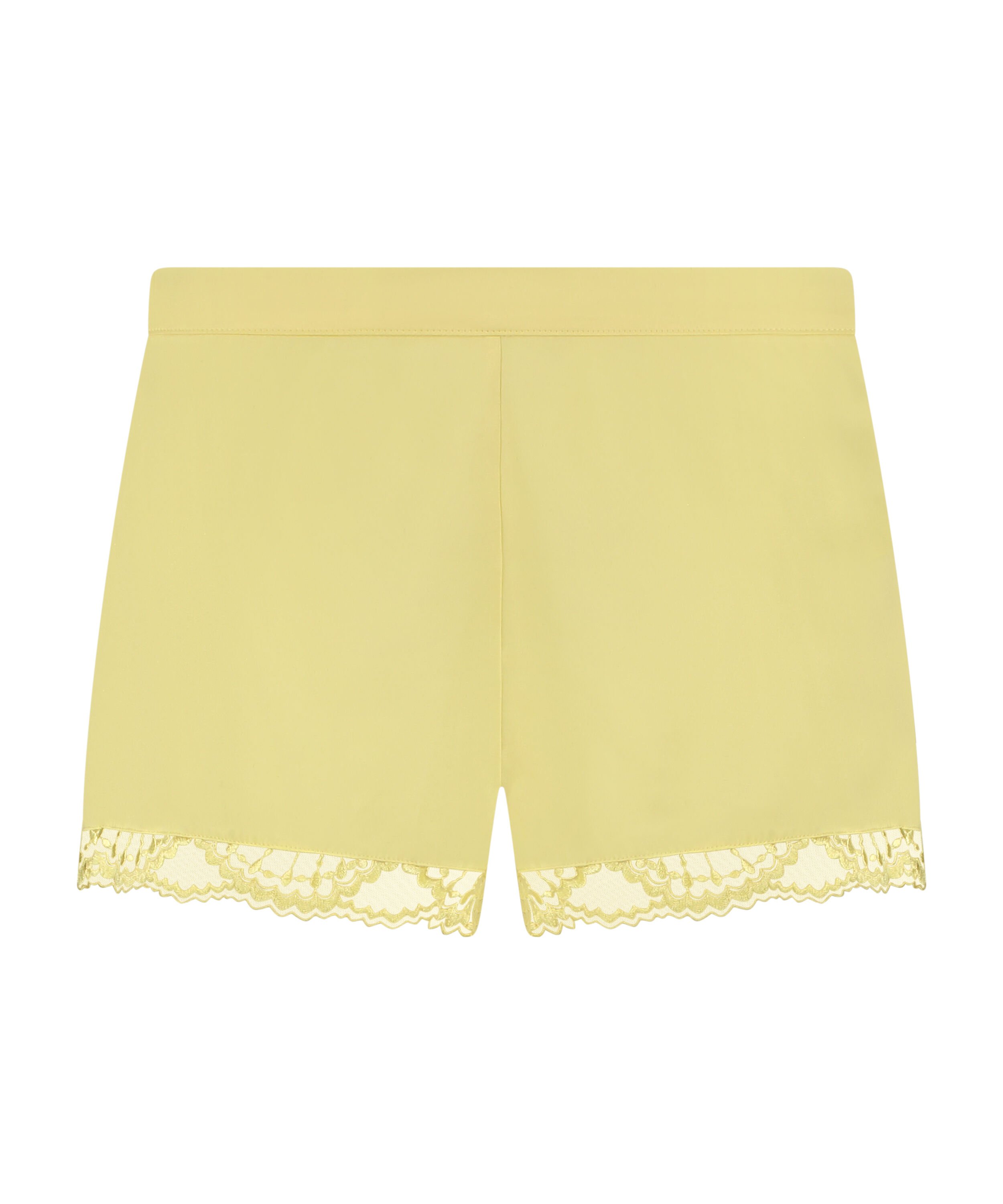 Short de pyjama Satin, Jaune
