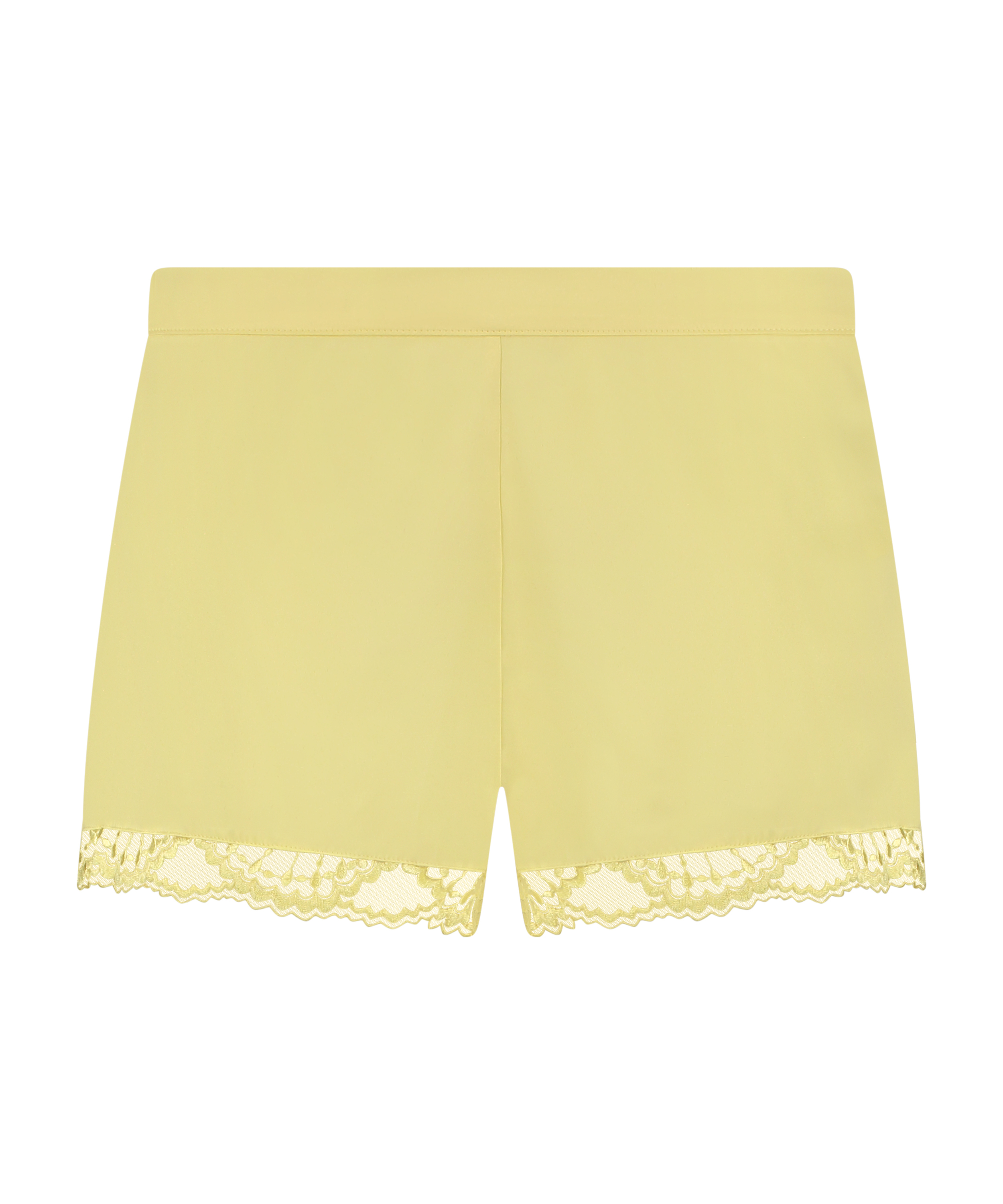 Short de pyjama Satin, Jaune, main