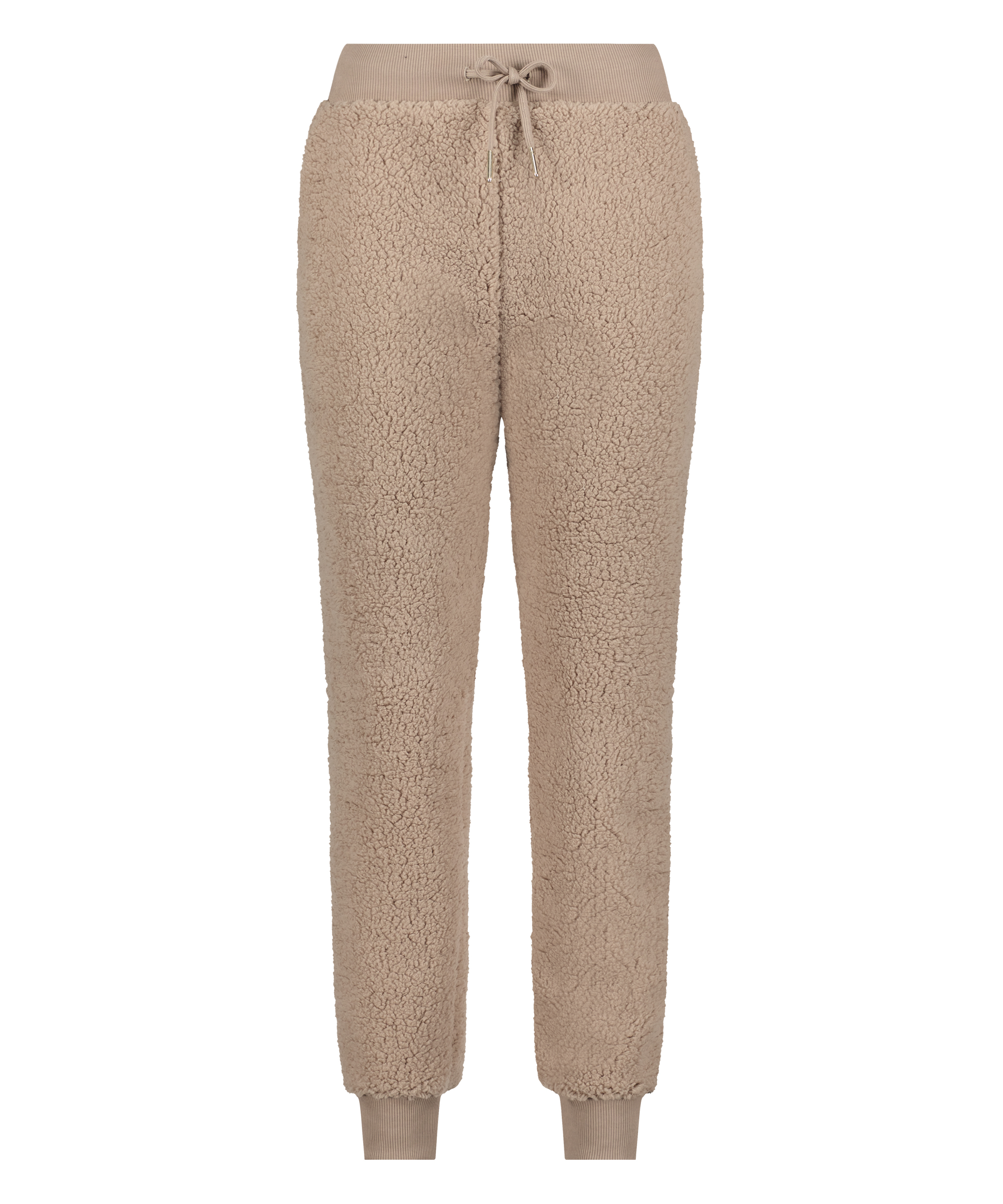 Pantalon de jogging polaire, Brun, main