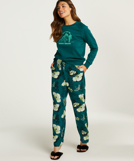 Top lange mouwen Sweat Desert, Grijs