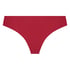 Slip brésilien résille invisible, Rouge