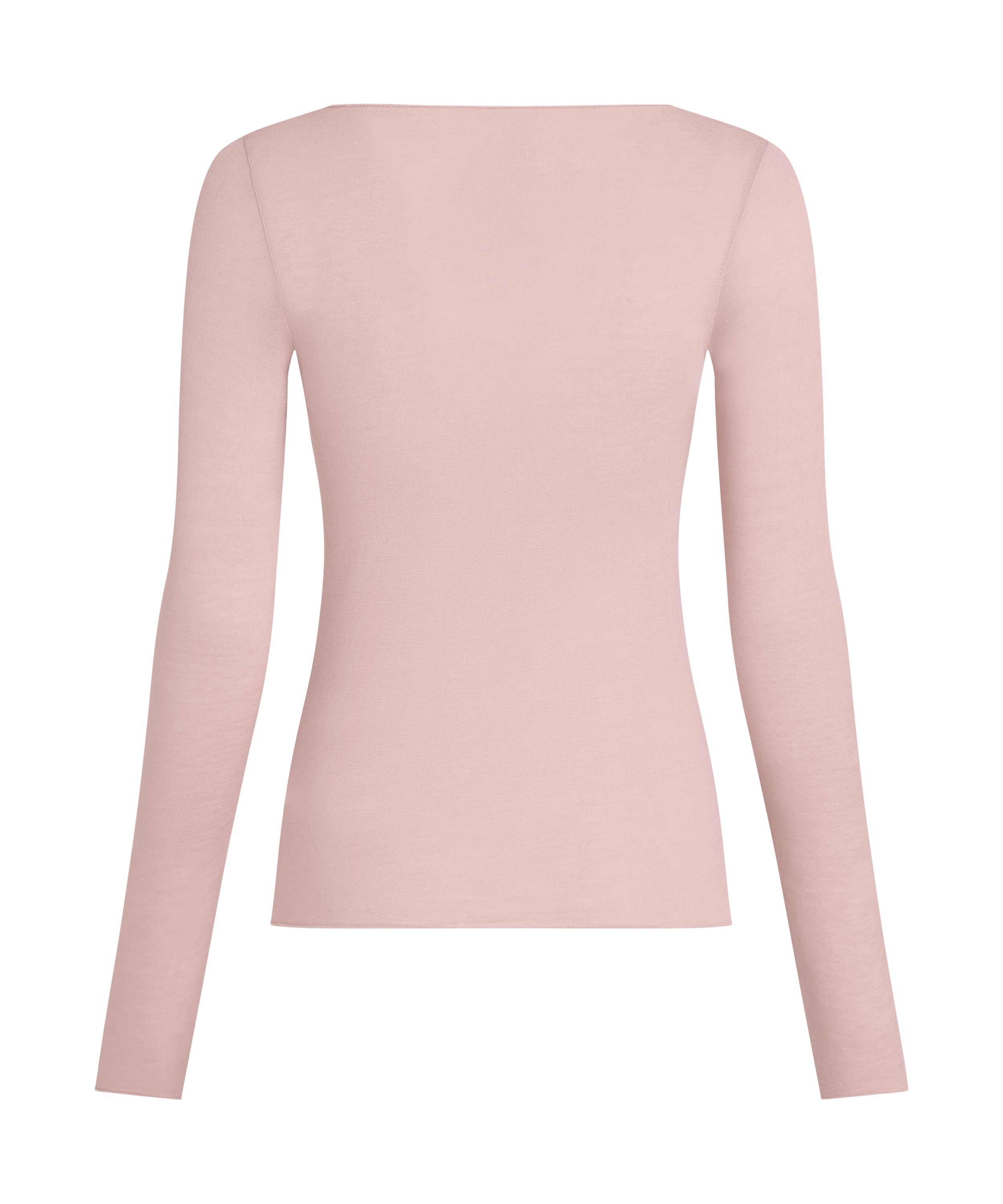 super soft Boothals shirt met Cashmere, Roze, main
