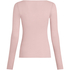 super soft Boothals shirt met Cashmere, Roze