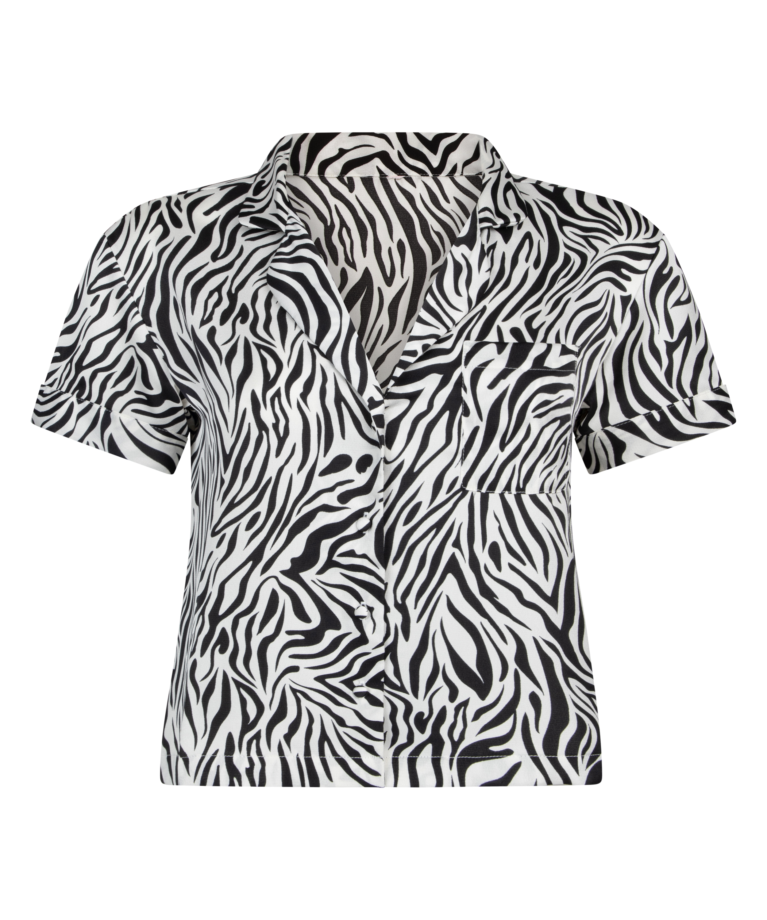 Veste &agrave; manches courtes en satin, Blanc, main