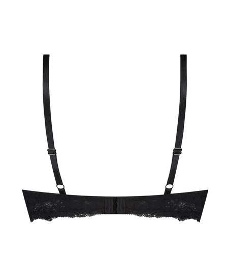 Soutien-gorge &agrave; armatures pr&eacute;form&eacute; push-up Marine, Noir