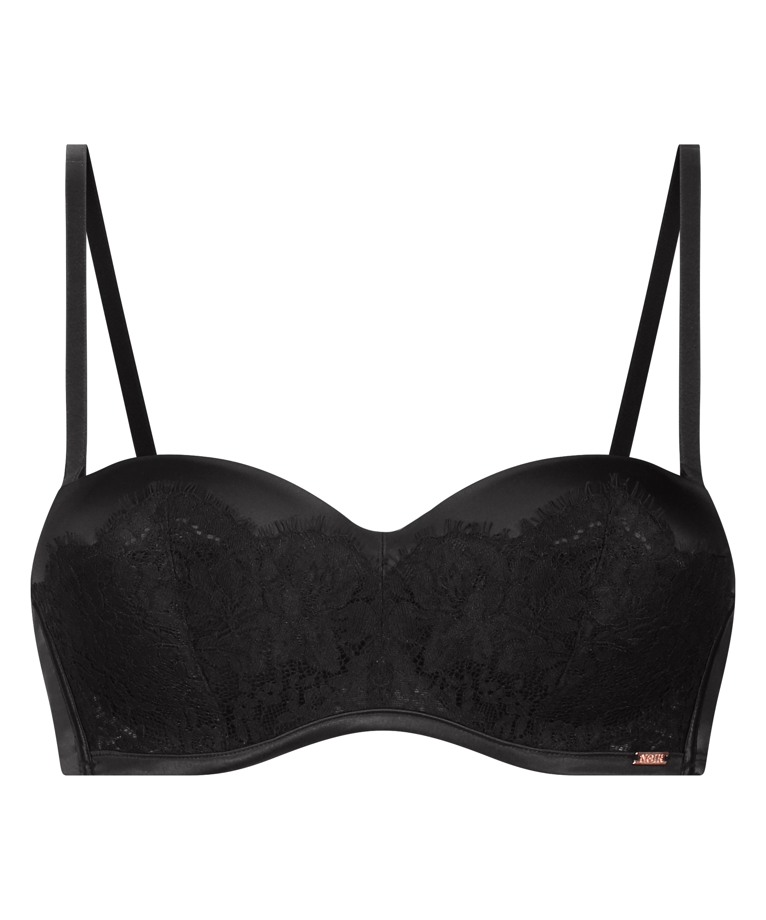 Voorgevormde strapless beugel bh Chalice, Zwart, main