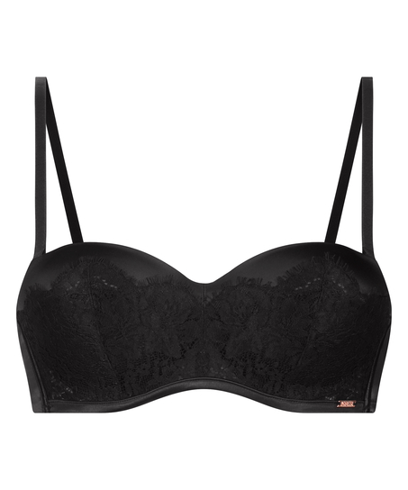 Voorgevormde strapless beugel bh Chalice, Zwart