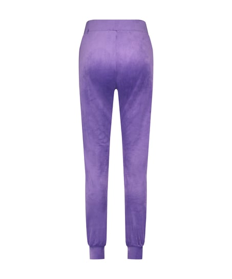 Joggingbroek Velours, Paars