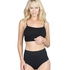 Slip gainant taille haute, Noir