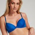 Soutien-gorge &agrave; armatures pr&eacute;form&eacute; Plunge, Bleu