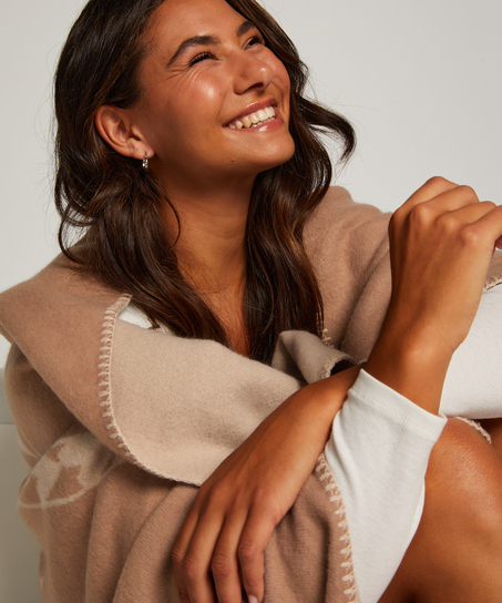 Knuffeldeken Leonie, Bruin