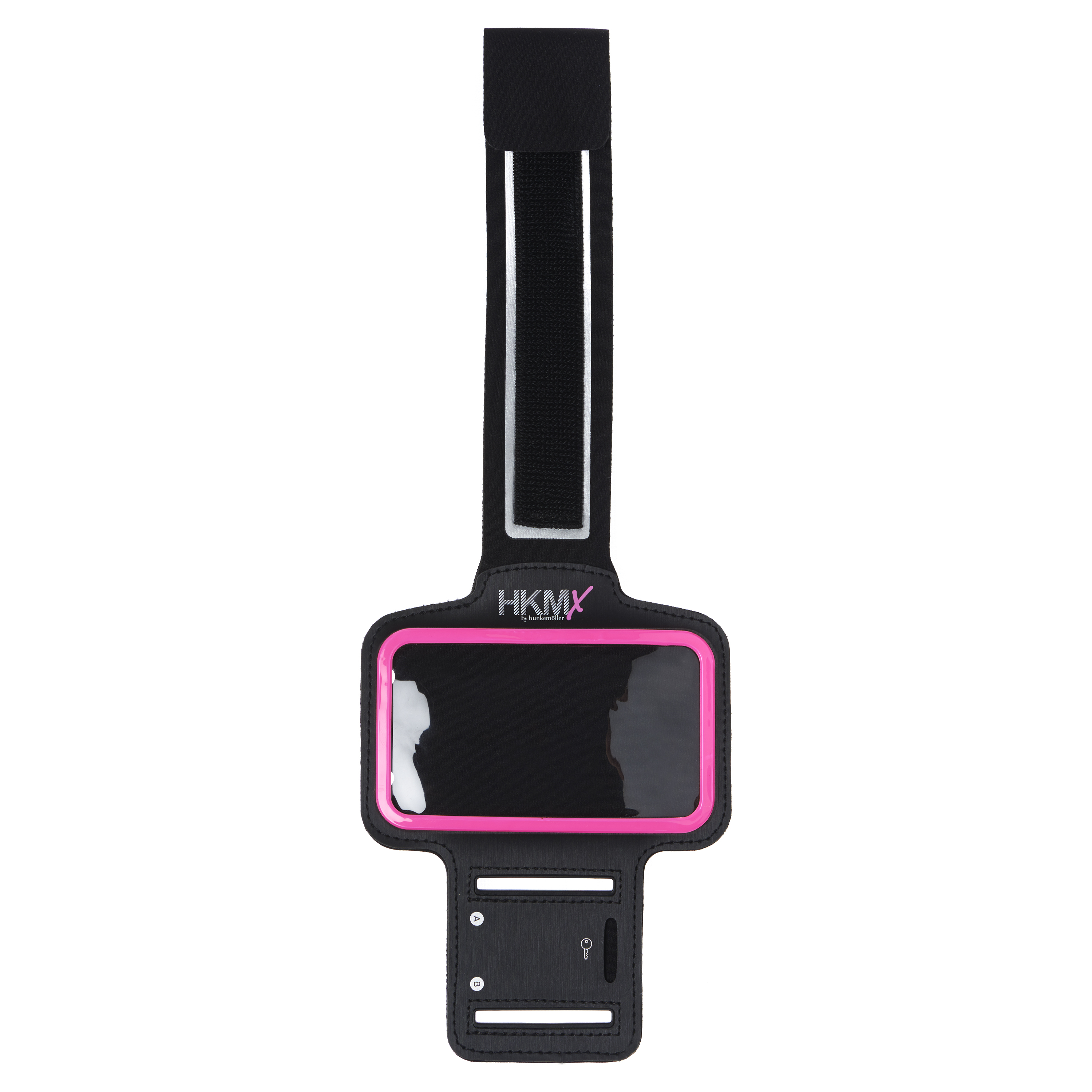 HKMX Brassard sport pour portable, Noir, main