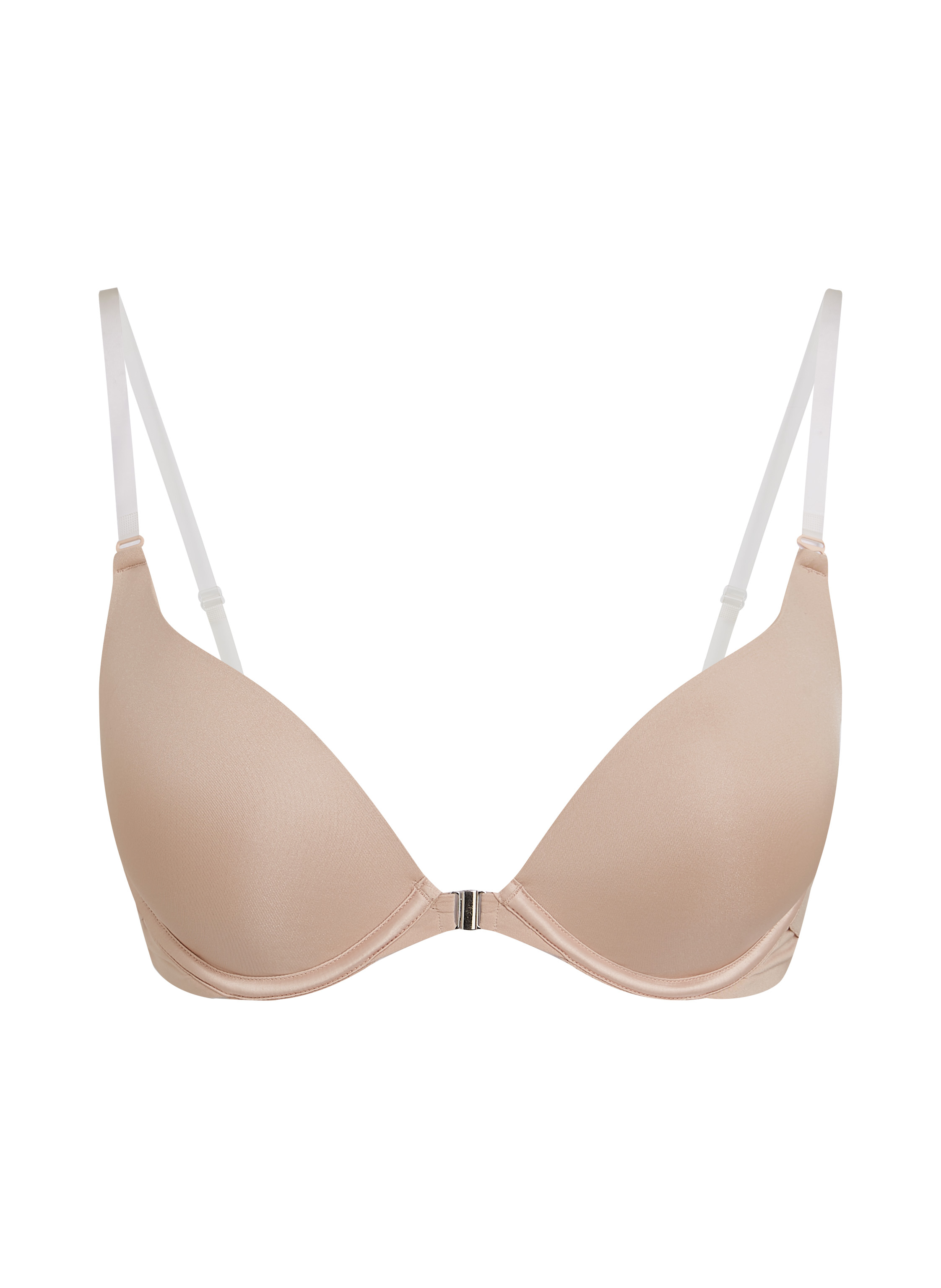 Soutien-gorge &agrave; armatures pr&eacute;form&eacute; push-up Transparant, Beige, main