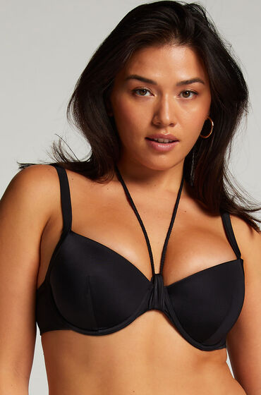 Hunkemöller Voorgevormde Beugel Bikinitop Luxe Zwart
