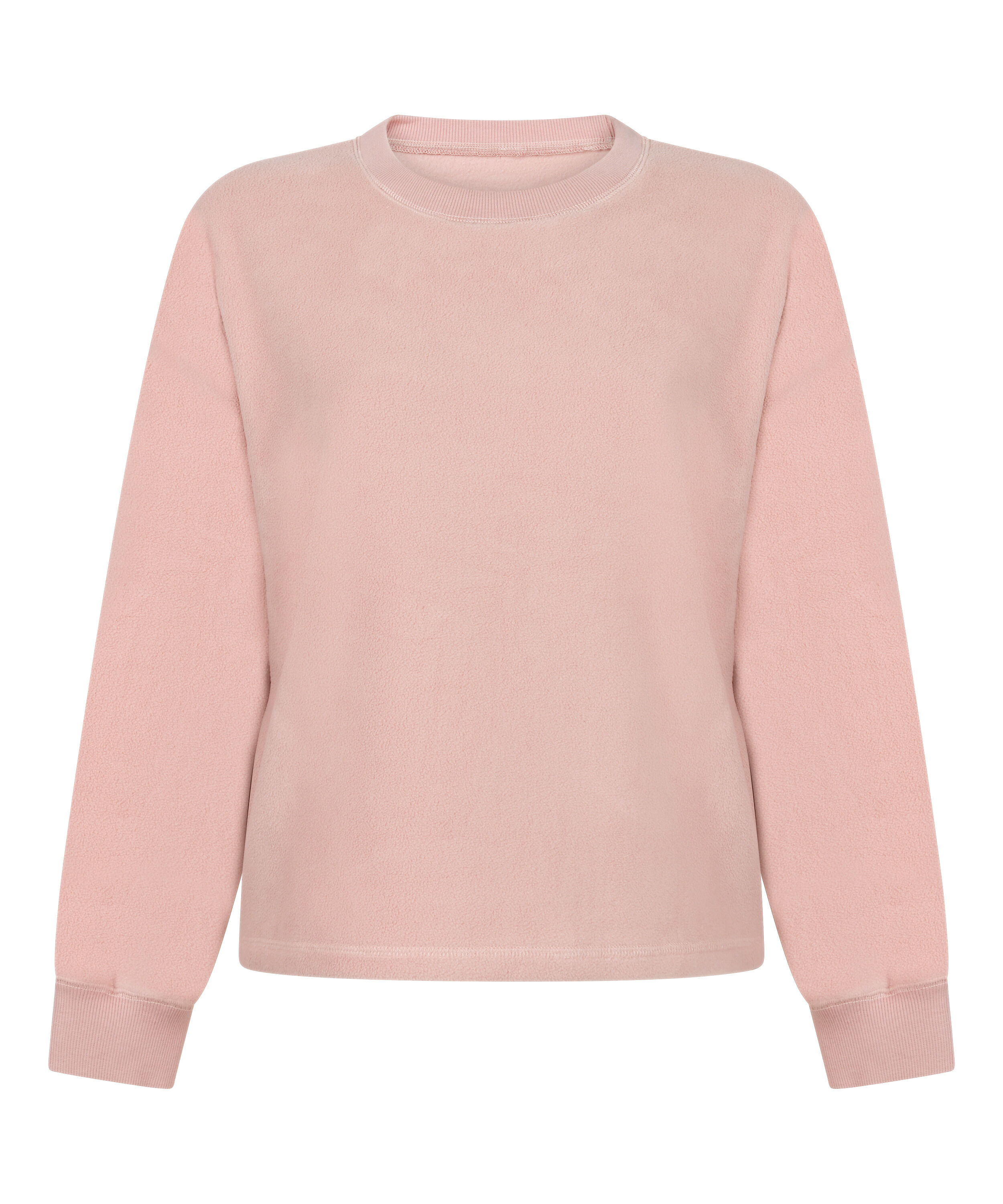 Sportieve fleece top, Roze