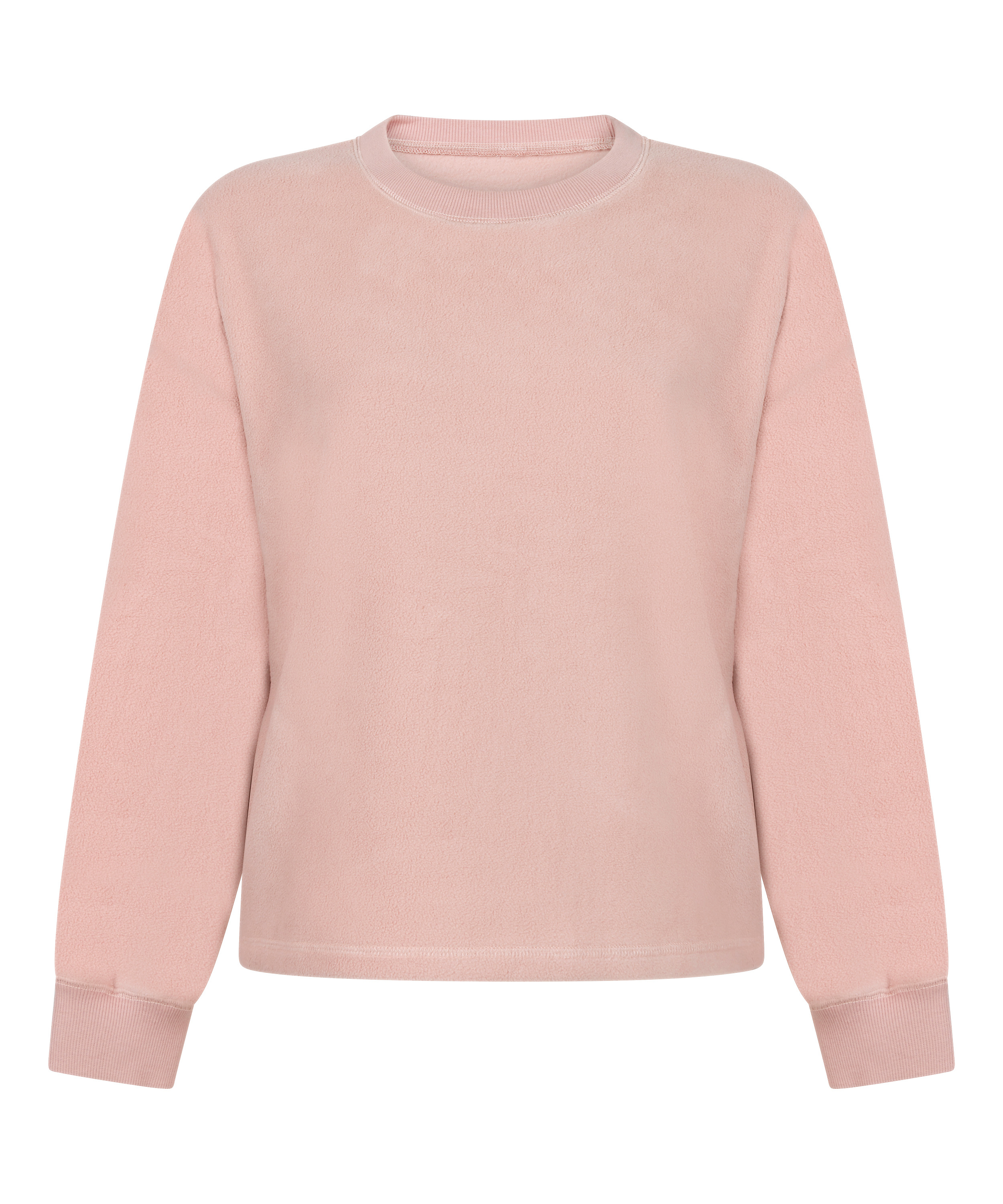Sportieve fleece top, Roze, main