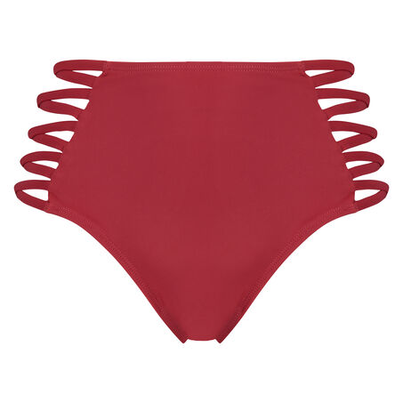 Slip de bikini taille haute Sunset Dream, Rouge