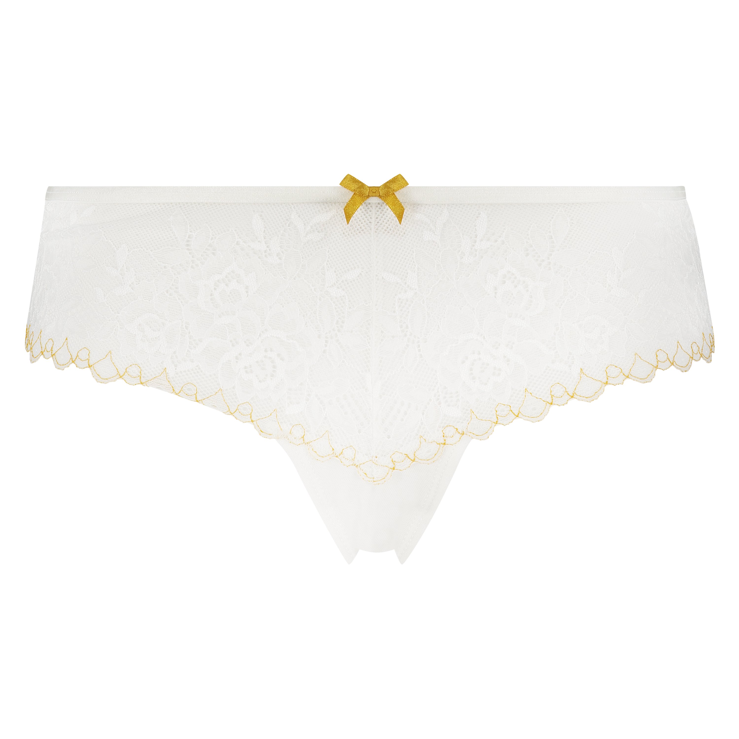 Slip br&eacute;silien Andrea, Blanc, main