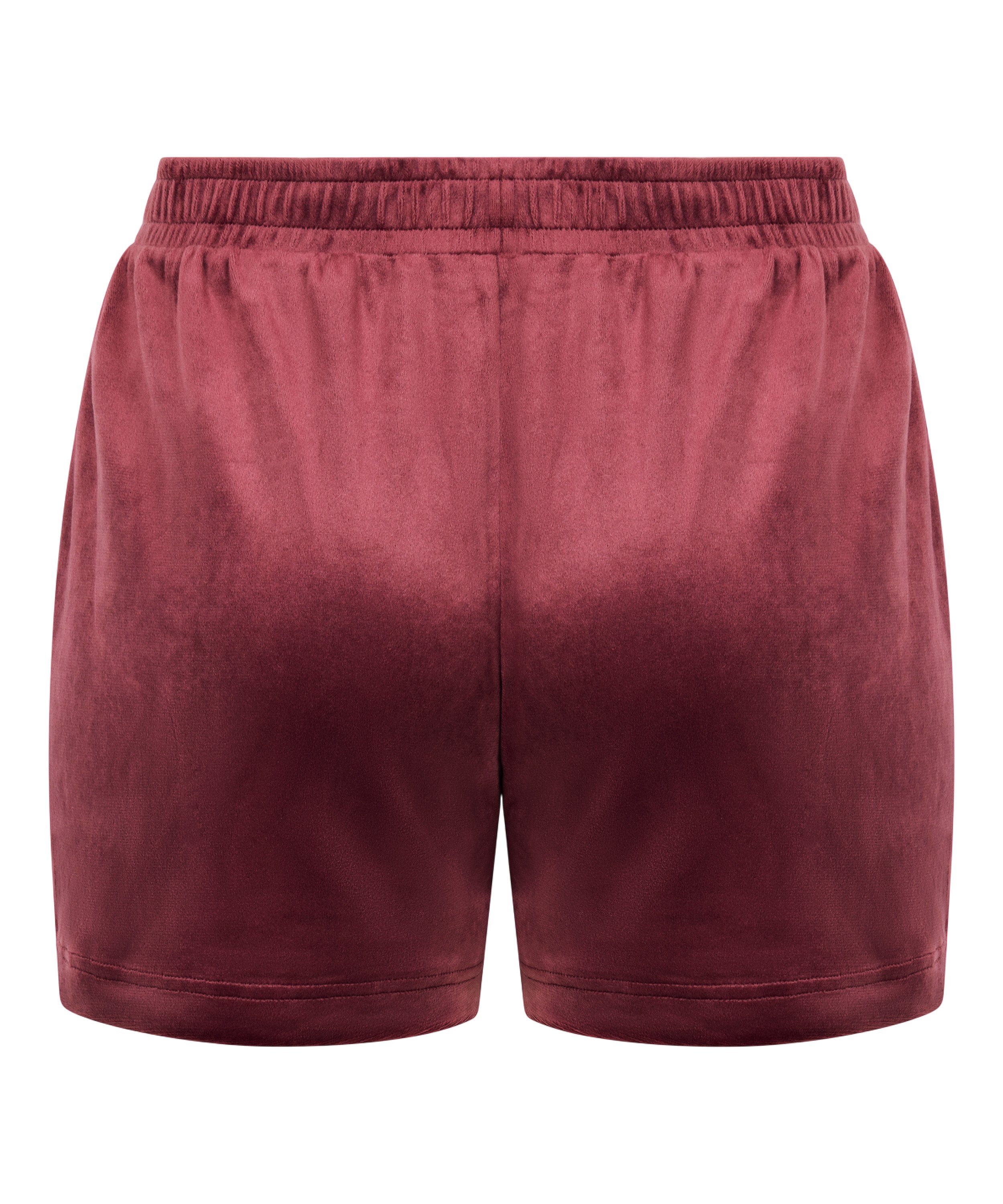 Shorts Velours Pocket, Rood, main