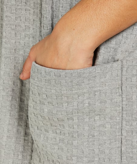 Badjas Waffle, Grijs