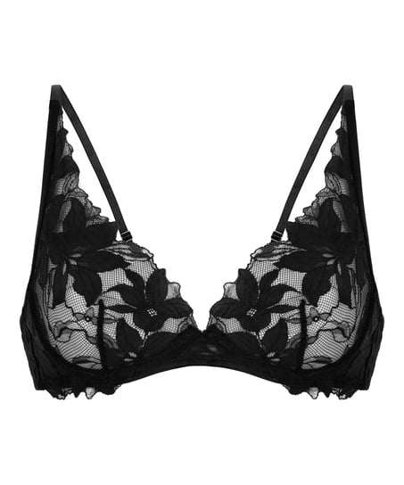 Soutien-gorge &agrave; armatures non-pr&eacute;form&eacute; Ingrid, Noir