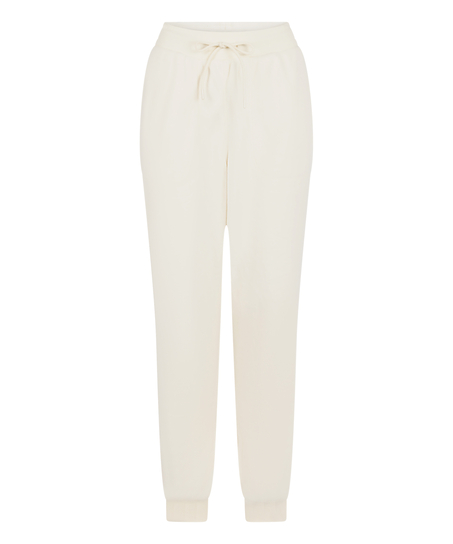 Jogger en polaire sportive, Blanc
