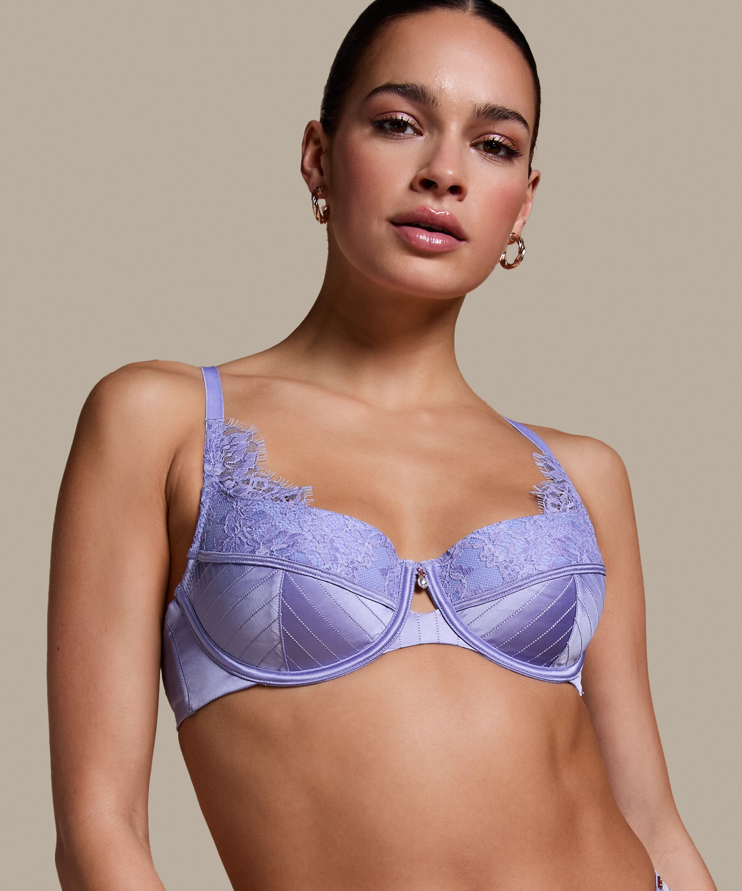 Soutien-gorge à armatures préformé Charlie, Pourpre